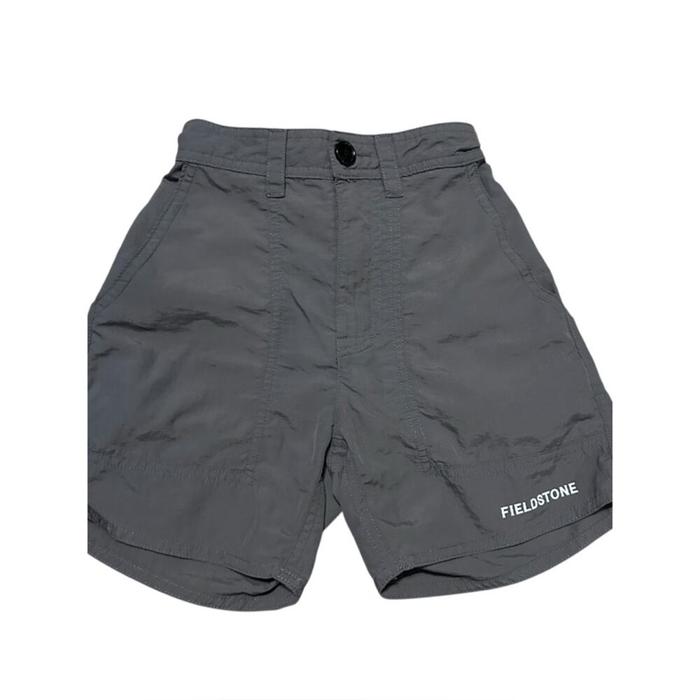 Fieldstone Little Boys Youth Small Gray Baggy Shorts